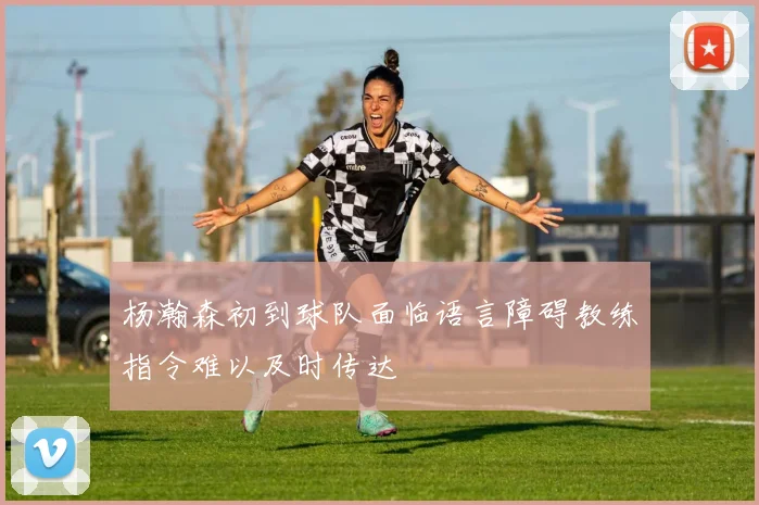 杨瀚森初到球队面临语言障碍教练指令难以及时传达
